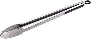 REFLECTS Grillzange mit Namen aus Edelstahl lang, Wurstzange Servierzange personalisiert mit Gravur, mit Sicherungsclip, 45 cm