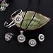 Ethiopian Jewelry White Gold Plated Habesha Wedding Five PCS African Jewelry Sets