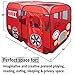 Big Fire Truck Tent (Without Step) Spacious Playhouse for Kids, Toddlers, Boys, Girls and Children – This Pop Up Play Tent Can Fit Crib Bed - Pretend Play as Fireman Sam Indoor or Outdoor