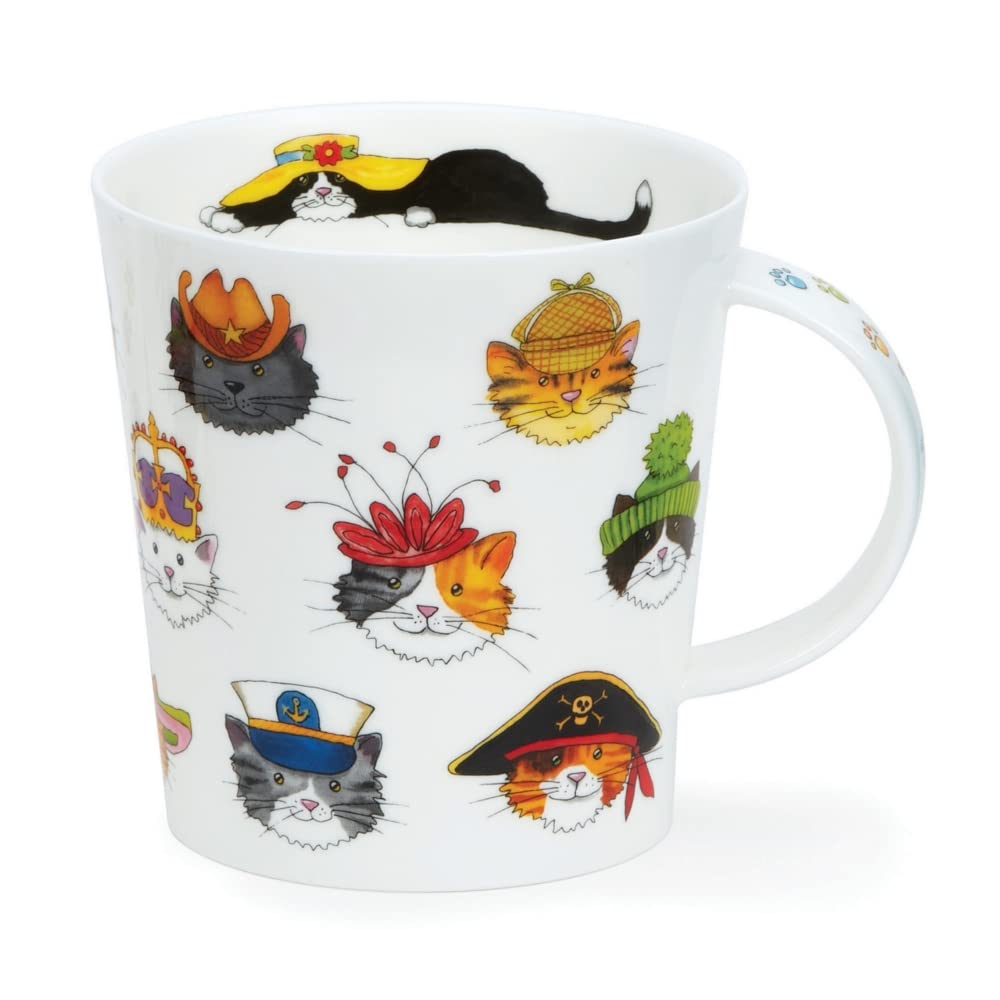 Dunoon Cairngorm 0.48L Mug Mad Hatters Cats and Dogs (Cats)