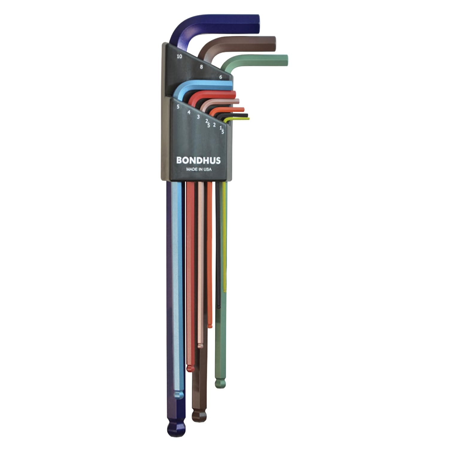 Bondhus 69699 Ball End L-Wrench Set, Multi-Colour