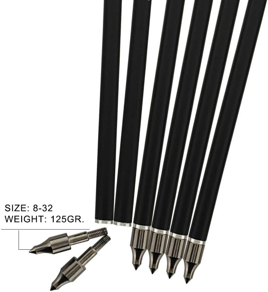 REEGOX 20 inch Crossbow Bolts Bio with 4-Inch Vanes(Pack of 12) : Sports & Outdoors
