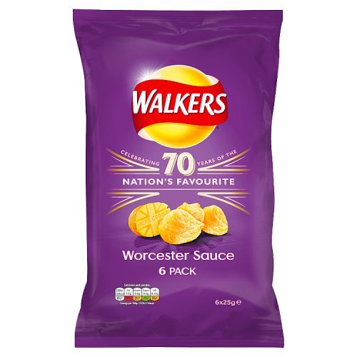 Walkers Crisps Worcester Sauce 34.5 g (Pack of 48) Amazon.co.uk Grocery
