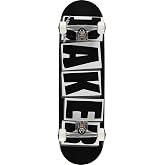 Baker Skateboards Brand Logo Black/White Complete Skateboard - 8.25" x 32"