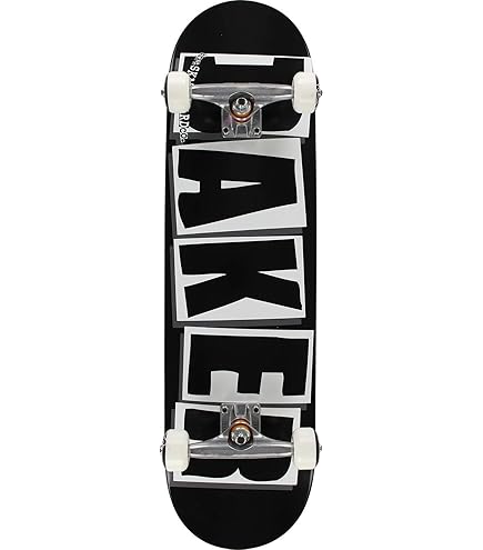 Amazon.com : Baker Brand Logo Skateboard Complete BLK/WHT 8.5