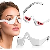Red Light Therapy for Eyes – Microcurrent Under Eye Device for Dark Circles, Puffiness, Eye Bags, Wrinkles & Fine Lines – Hands-Free Eye Care Mask for Women & Men