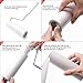 HOUSE DAY Lint Roller Pet Hair Remover Cleaning Fuzz Dust Dandruff,1 Durable Handle,Lint Rollers 4 Count with 360 Total Sheets,Portable Cover,Extra Sticky Roller,Lint Remover (White)