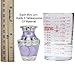 Trupoint Memorials Small Urns for Human Ashes Keepsake, Decorative Mini Cremation Urn for Adult Men & Women, Set of 4, Purple with Silver Lining