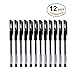 Gel Pens, EverPlus 12 Pcs Ink Gel pens Rolling Ball Pens for Office/School/Home (Black)