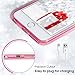 MILPROX Case Compatible with iPhone 6/6S, Bling Glitter Pretty Sparkle 3 Layer Hybrid Anti-Slick/Protective/Soft Slim TPU Case Compatible with iPhone 6s/6