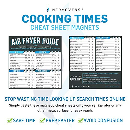 Air Fryer Cook Times Cheat Sheet Accessories Airfryer