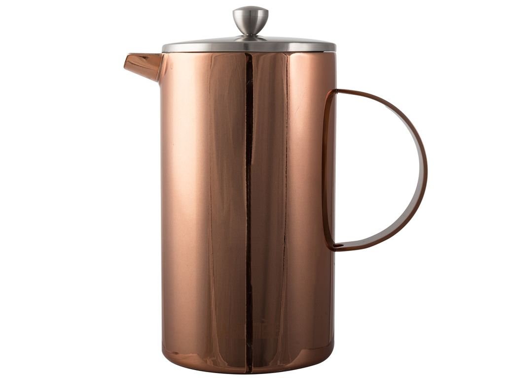 La Cafetière Classic Coffee Maker, 8-Cup Double Walled, 1L (1.75 pints), Copper Finish