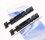 Yoaoo 2pcs OEM Black Hood Hemi Emblem Badge Sticker for Jeep Ford Jaguar Dodge 2009-2018 Challenger Matte Black