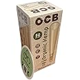 OCB Organic Hemp Unbleached Pre-Rolled Rolling Paper Cones 1-1/4 (84mm) Size - 50 Cones