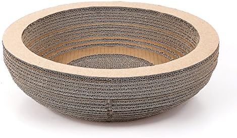 Onlypets Bowl Shaped Cat Scratcher Gift for Cat -15.75 X 4.33 Inch - Large, 13-16 pounds Cat