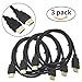 HDMI Cable 5FT(3 Packs)-Hight Speed HDMI 1.4 Ready-Gold Plated Connectors-Supports Ethernet,Ultra HD,3D,HDR,Audio Return Channel