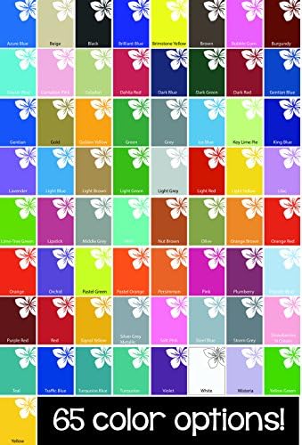 Oracal 631 Indoor Matte Self-Adhesive Vinyl for Cricut, Silhouette and Brother machines by Puakai Vinyl (12" x 5 ft, Bronze)