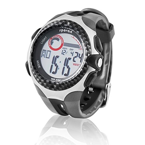 Spovan Tide Fishing Dual Time Alarm Men Wrist Watches