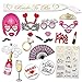 Bachelorette Party Supplies Kit - Bridal Shower Supplies | Bride to be Sash, LARGE Bachelorette Party Photo booth Props (20 pieces) with Glitters, Bachelorette Tattoos By Amera Ultra