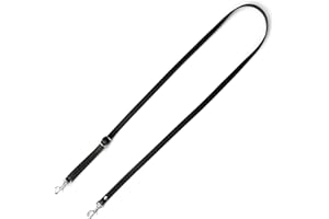 VanEnjoy Adjustable Genuine Leather Crossbody Straps Replacement - Width 1/2“, Length 25”-51”