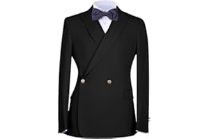 FSERJF Mens Tuxedo Jackets Slim Fit Suit Blazer for Men Double Breasted Homecoming Prom Suit Separate Blazer