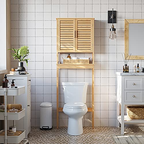 SONGMICS Over The Toilet Storage Bathroom with
