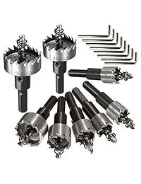 HSS Broca Set de sierras Kit de aleación de metal de acero inoxidable de acero de alta velocidad 12 30 mm.: 39.4 foot 45.9 foot 52.5 foot 60.7 foot 65.6 foot 72.2 foot 82 foot 30 mm-, 8 unidades
