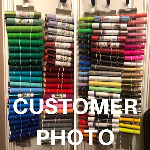 Vinyl Roll Holder, Diamond Painting, 50 Roll Capacity, 25 on Each Side, Burgundy by The Roll Keeper - Thumbnail 5