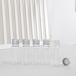 Plastic Bottle with Aluminum Screw Cap 20ml Plug