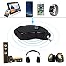 Bluetooth Receiver Aux Adapter 3.5mm Handsfree Car Kit SUNGRAY Portable Wireless Audio Adapter with Built-in Mircrophone for iPhone 7 Home Stereo Music Streaming Sound System