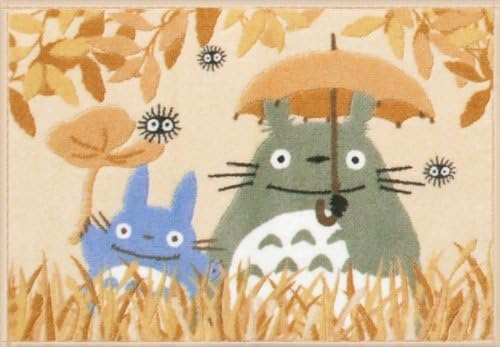 Senko Studio Ghibuli My Neighbor Totoro Bath mat "Good Friends" Beige 45×65cm 595422 from Japan