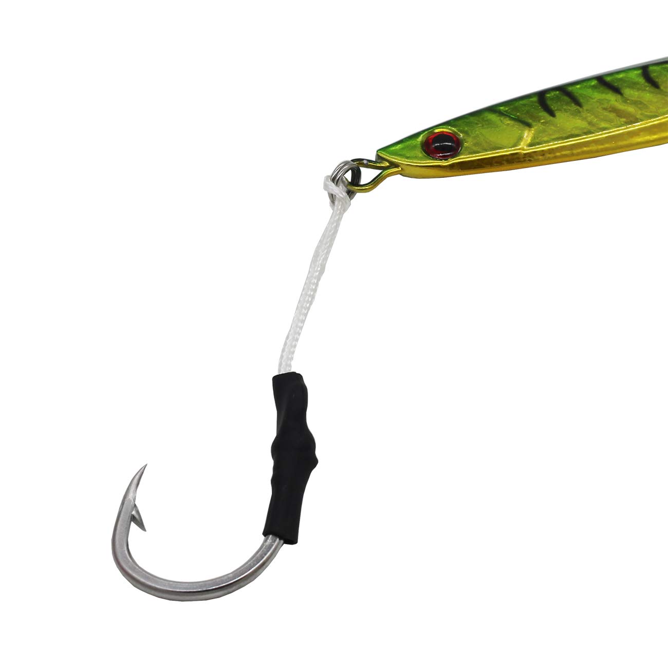 在庫一掃 Modenpeak 釣り用アシストフック 4ステンレススチール ジギングアシスト釣りフック ミリタリーグレード編組アシストコード 6 0 pack B07gb4pvmg 新作モデル Qualitygb Com