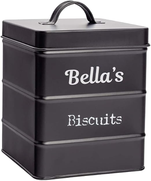 Personalised Dog Treat Tin Dog Treat Jar Dog Treat Container Dog Treat Storage New Puppy