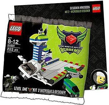 LEGO Master Builder Academy Set #20201 MBA Microbuild Designer Kit 2 Bagged! Includes Kit 2 Designer Handbook!