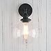 Permo Wall Sconce Vintage Industrial 1-Light Rustic Wall Mount Light Fixture with 7.9