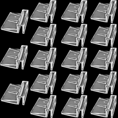 Weilan 18 Pieces Rimless Aquarium Lid Clips 6mm
