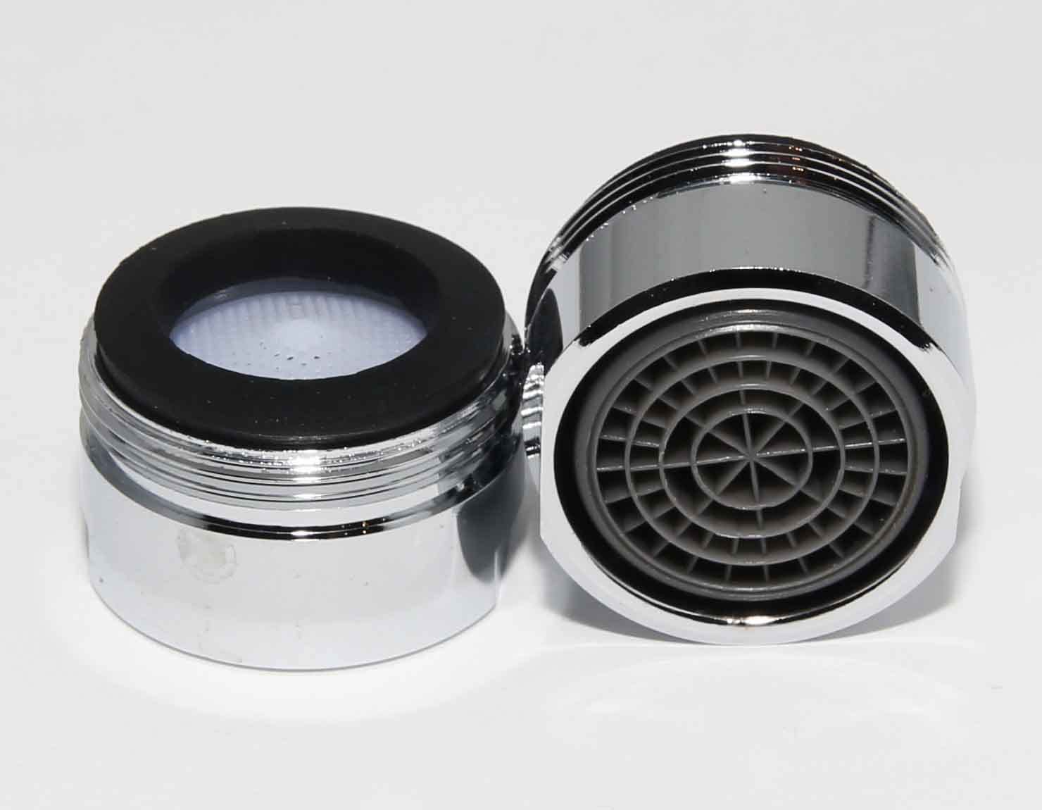 LOWENERGIE Tap Aerator 24mm Male,6ltr per Minute, Water, Energy Saving Reduce Bills Chrome. Pack Sizes (4)