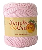 Peaches & Creme (Cream) Cotton Yarn Pastel Pink 2.5 oz. Color 11421