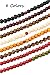 Besteel 3-8 PCS Mens Womens Wood Necklace Chain Bracelets 108 Buddhist Strand Wood Prayer Beads Sandalwood Link Wrist