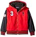 U.S. Polo Assn. Big Boys' Sherpa Lined Fleece Hoodie, Engine Red, 10/12