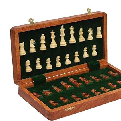 OmCrafts Prime Deals Standard Materials and Smooth Surface Magnetic Chess Board (12x12 Inch)