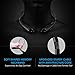 Mpow Jaws Gen-4 Bluetooth Headphones, Wireless Neckband Headphones W/Call Vibrate & 13 Hrs Playtime, Bluetooth Headset W/CVC 6.0 Noise Cancelling Mic, Black