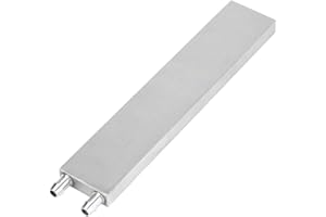 Radiator Water Cooling, for PC Laptop CPU, Water Cooler Heat Sink Made of Aluminum, Double U-Shaped Waterway, Heatsink Endoth