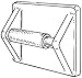 Plumb Pak PP836-44 Keeney Universal Spring Loaded Toilet Paper Roller Holder Replacement, 1 Count (Pack of 1), Chrome