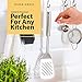 Home Hero 50 Pcs Stainless Steel Kitchen Utensils Set - Nonstick Stainless Steel Cooking Utensils Set - Heat Resistant Kitchen Essentials & Metal Kitchen Gadgets (50 Pcs)