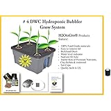 Complete Hydroponic system DWC BUBBLER Kit # 4-4 by H2OtoGro