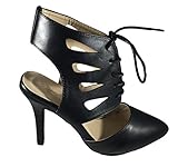 Charles Albert Womans Pointed Toe Ghllie Lace Up Heel