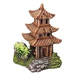 Nobby Asian Temple Aquarium Ornamenti, 10 x 9 x 14.5 cm