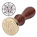 Classic Wooden Letter M Alphabet Letter Initial Wax Classic Sealing Wax Seal Stamp