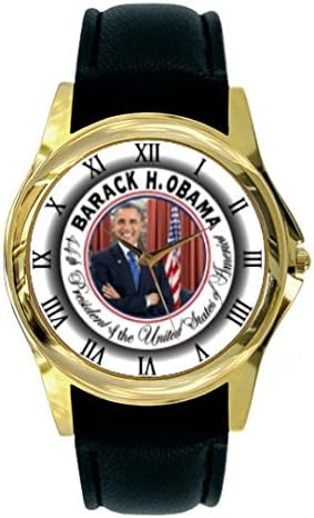 TWK Men's President Barack Obama Watch Quartz White Dial Watch